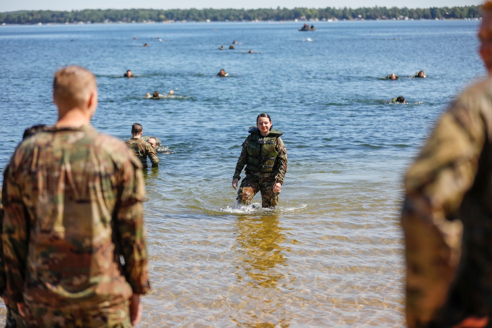 Michigan Army National Guard Soldiers participate in helocast training