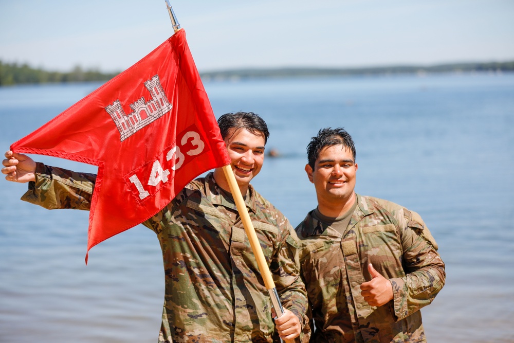 Michigan Army National Guard Soldiers participate in helocast training