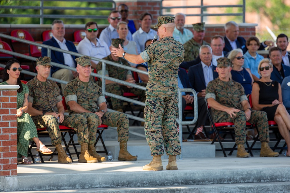 MARSOC hosts change of command ceremony