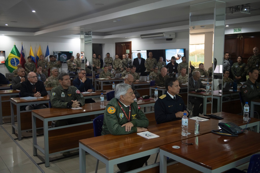 Top Peruvian military leaders attend Commander’s Update Brief during Resolute Sentinel 24