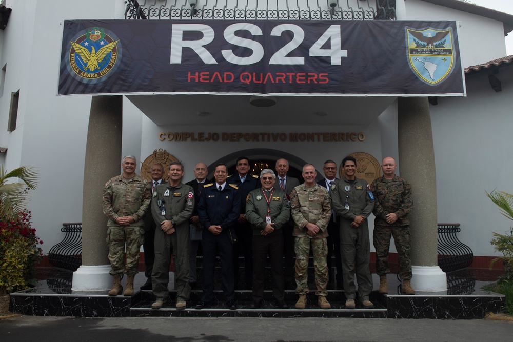 Top Peruvian military leaders attend Commander’s Update Brief during Resolute Sentinel 24