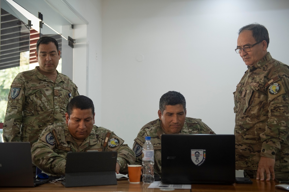 Peru, US cyber team defends Resolute Sentinel 2024