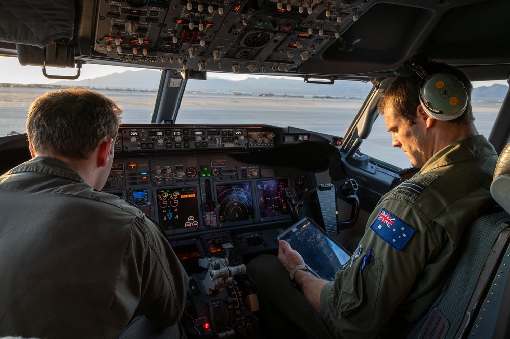 RAAF No. 2 Squadron visits Nellis Air Force Base for WSINT