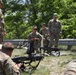 Michigan National Guard Soldiers conduct machine gun qualifications during their annual training.