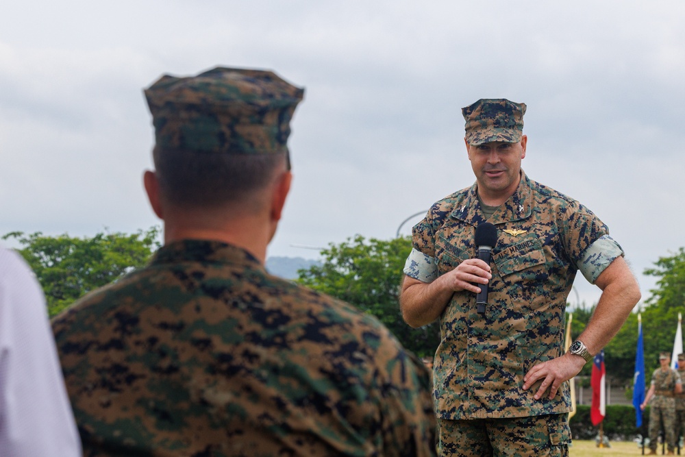 Headquarters and Headquarters Squadron Change of Command Ceremony