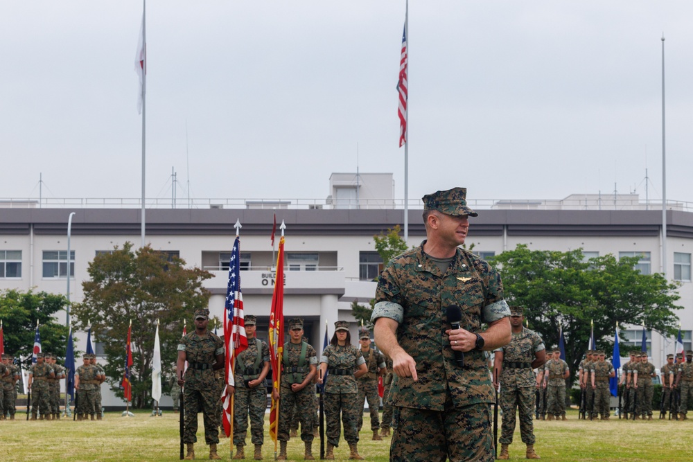 Headquarters and Headquarters Squadron Change of Command Ceremony