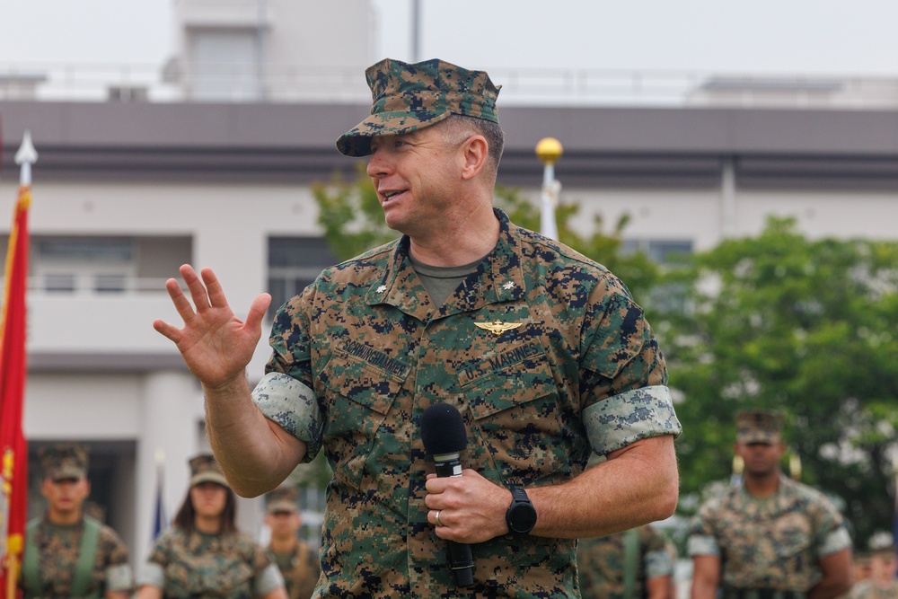 Headquarters and Headquarters Squadron Change of Command Ceremony
