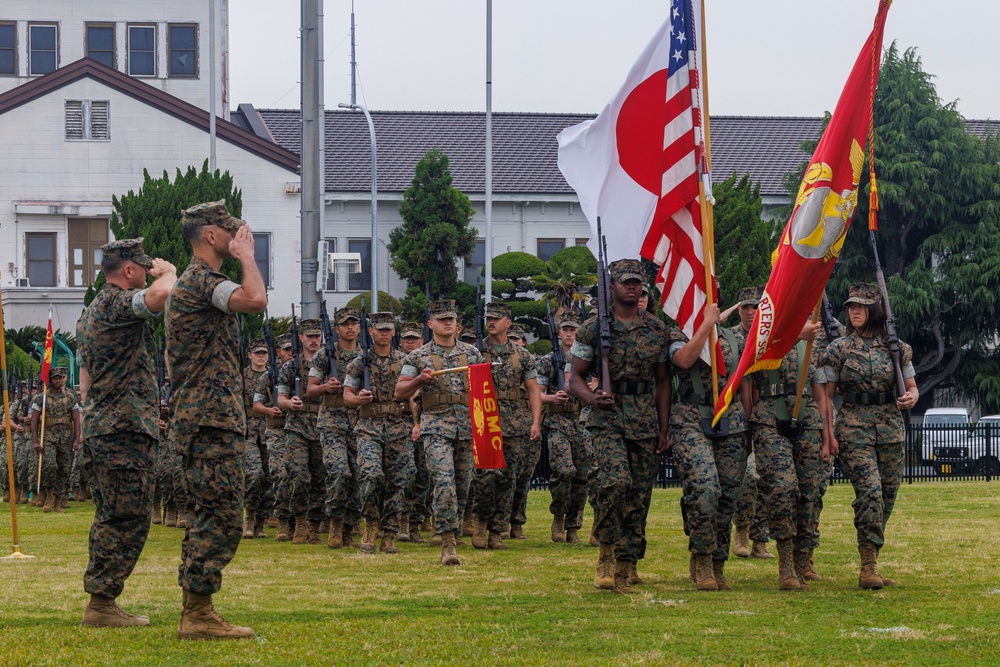 Headquarters and Headquarters Squadron Change of Command Ceremony