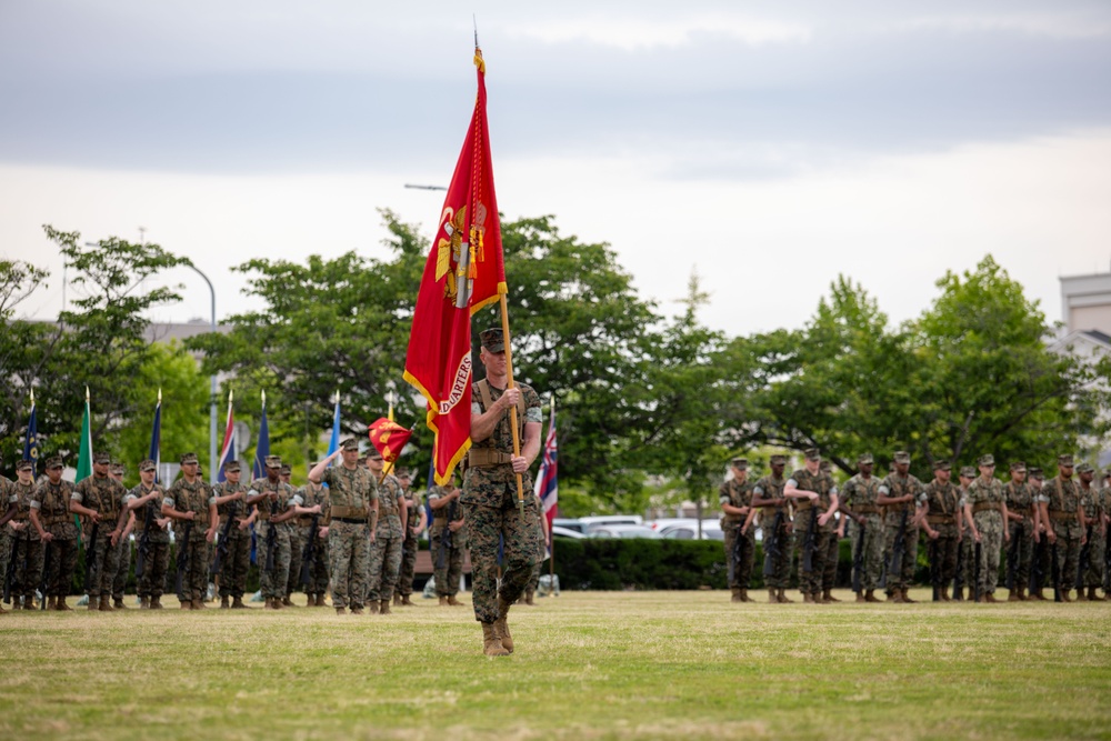Headquarters and Headquarters Squadron Change of Command Ceremony
