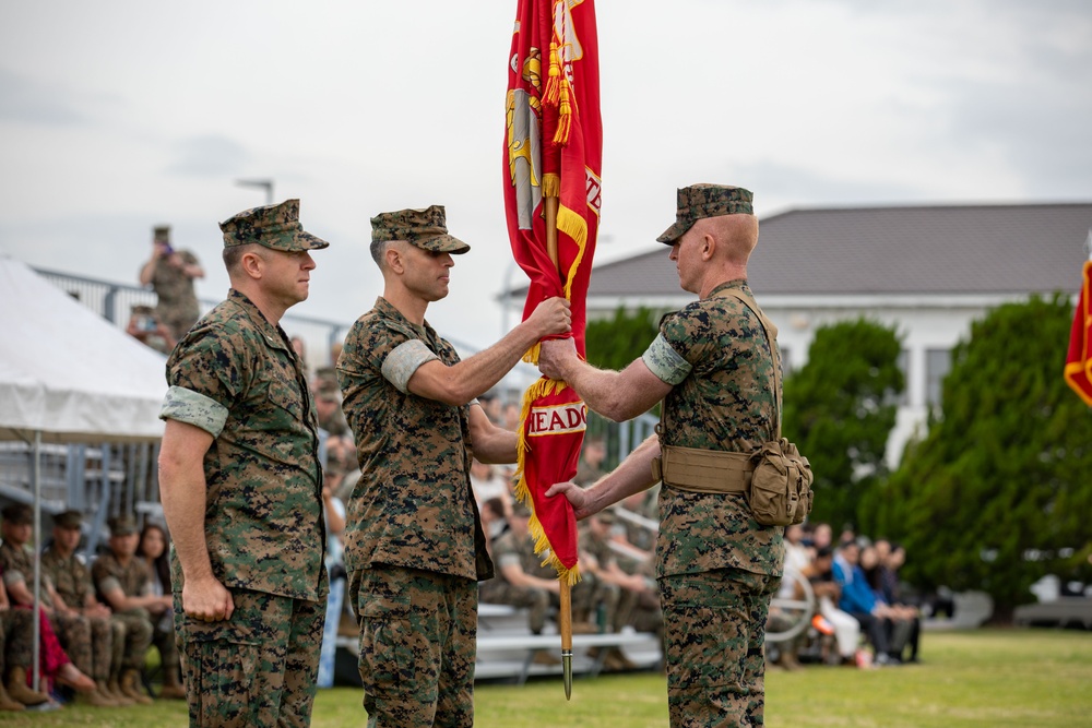 Headquarters and Headquarters Squadron Change of Command Ceremony