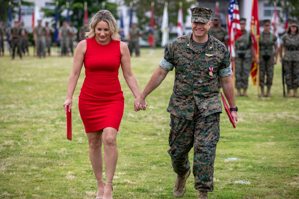 Headquarters and Headquarters Squadron Change of Command Ceremony