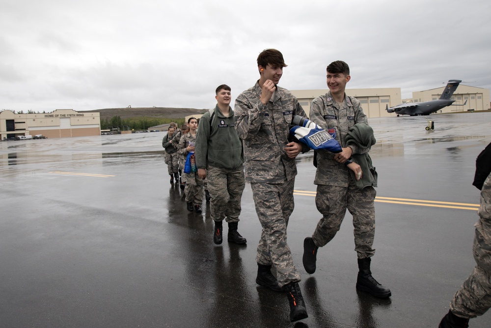 AKANG 144th Airlift Squadron hosts Alaska Wing’s Civil Air Patrol Cadets