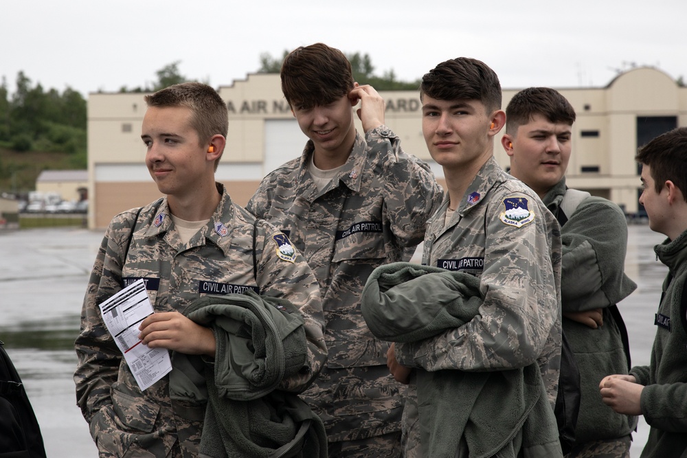 AKANG 144th Airlift Squadron hosts Alaska Wing’s Civil Air Patrol Cadets