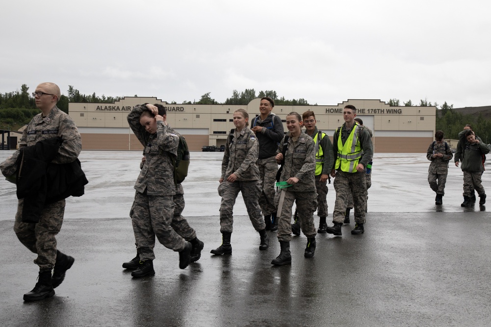 AKANG 144th Airlift Squadron hosts Alaska Wing’s Civil Air Patrol Cadets