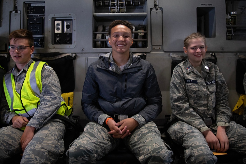 AKANG 144th Airlift Squadron hosts Alaska Wing’s Civil Air Patrol Cadets