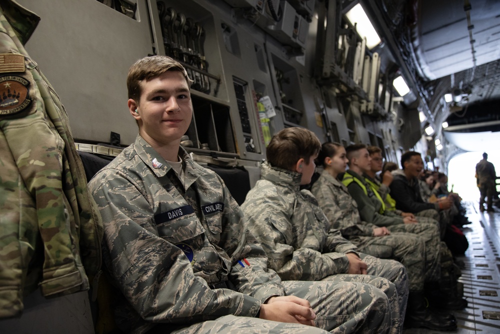 AKANG 144th Airlift Squadron hosts Alaska Wing’s Civil Air Patrol Cadets