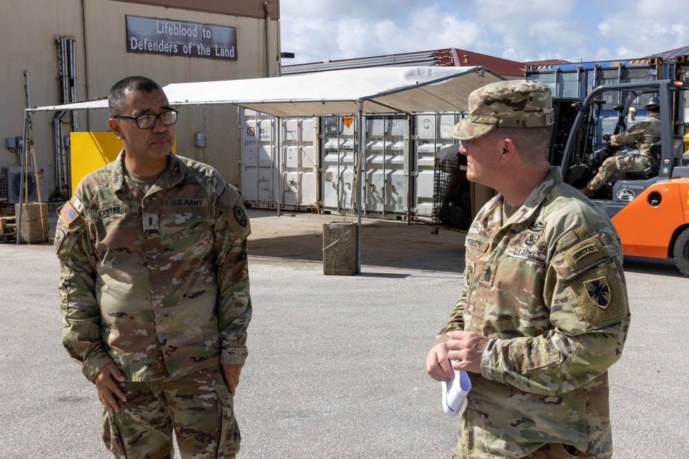 8TSC CSM visits Guam supply support activity