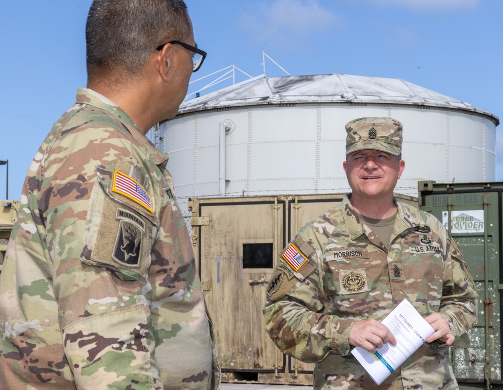 8TSC CSM visits Guam supply support activity