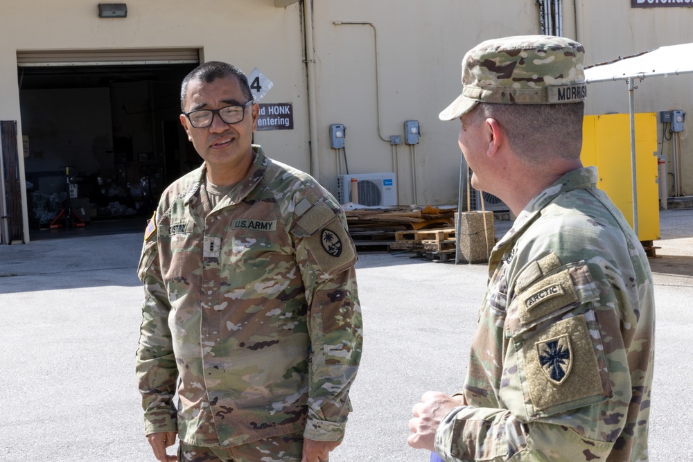 8TSC CSM visits Guam supply support activity