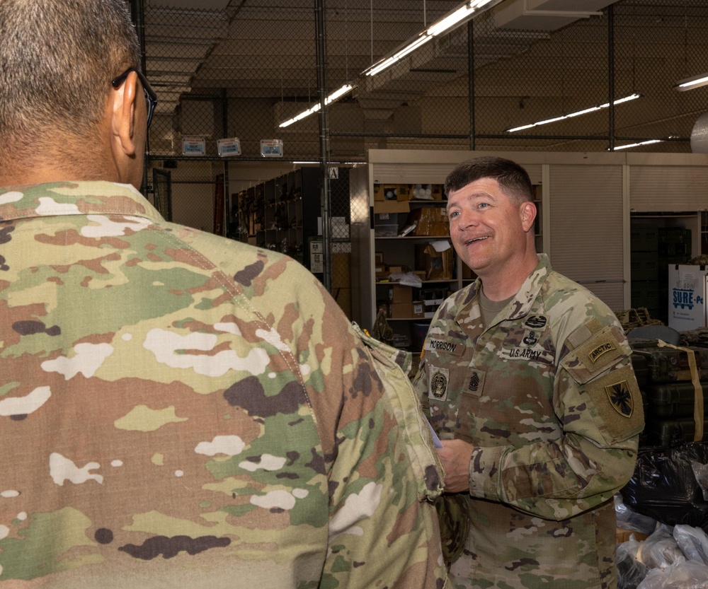 8TSC CSM visits Guam supply support activity