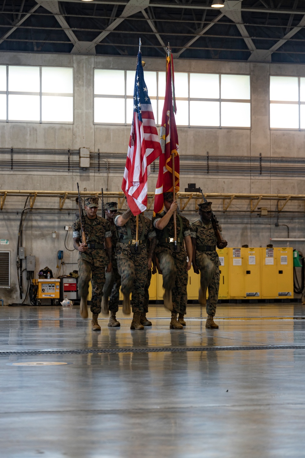 US Marines prepare for a change of command ceremony| MCIPAC CG