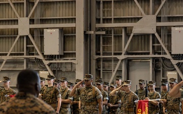 US Marines prepare for a change of command ceremony| MCIPAC CG