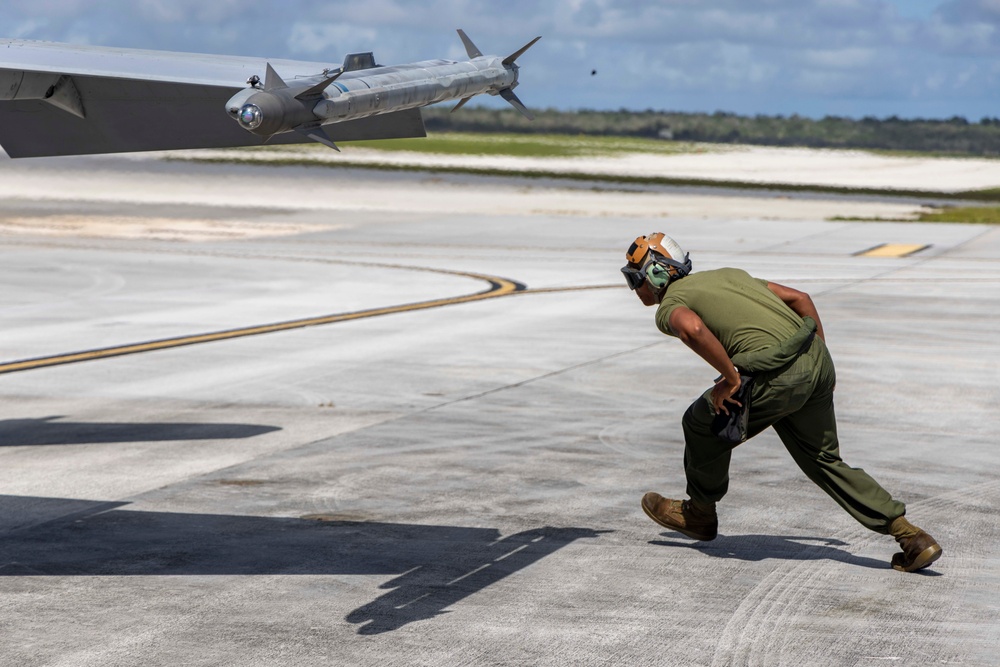 Ready for action: VMFA(AW))-224 showcases skills during Valiant Shield