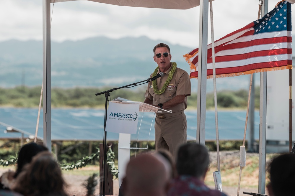 Kūpono Solar site dedication ceremony