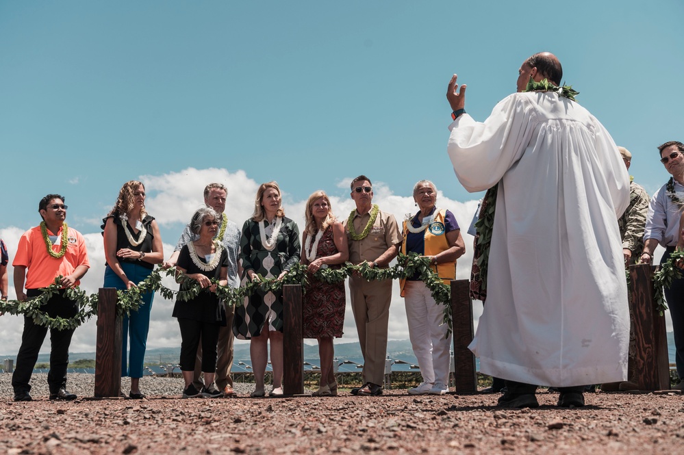 Kūpono Solar site dedication ceremony