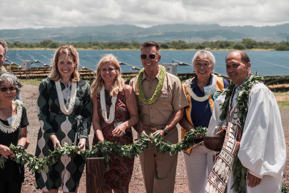 Kūpono Solar site dedication ceremony