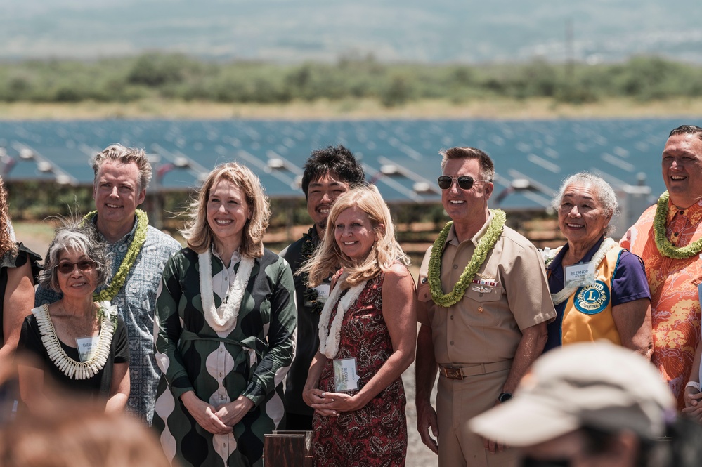 Kūpono Solar site dedication ceremony