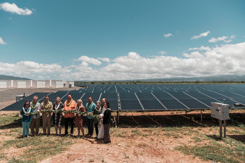 Kūpono Solar site dedication ceremony