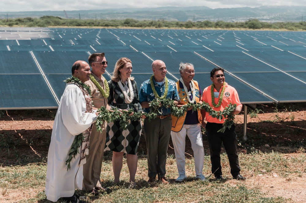 Kūpono Solar site dedication ceremony