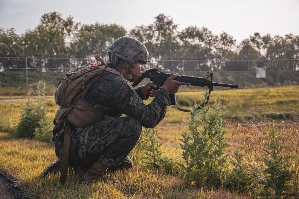 MARFORK Marines and U.S. Army Solider conduct MCMAP Training