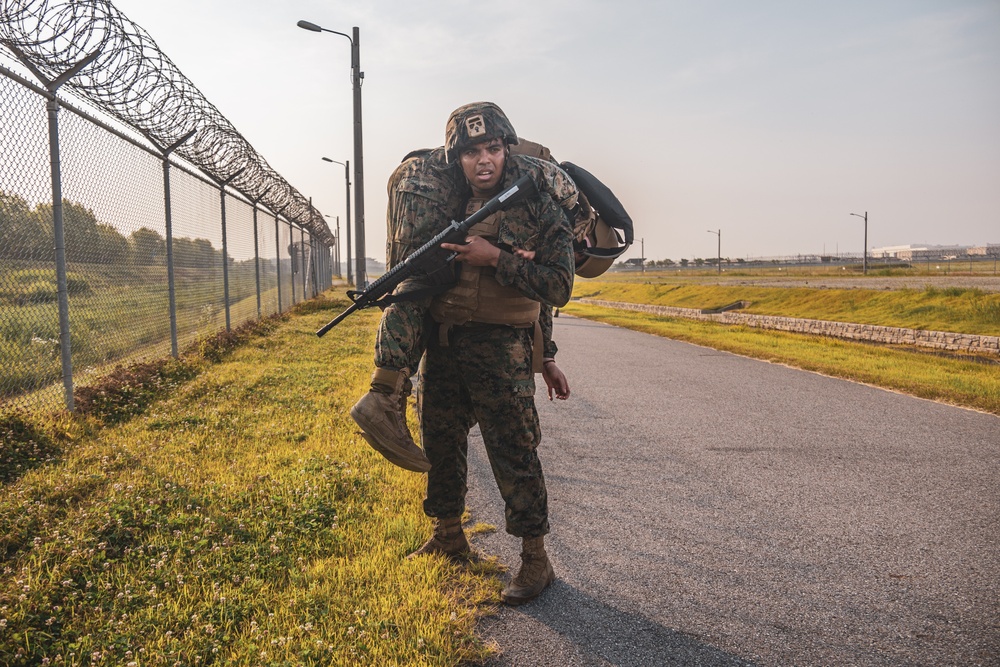 MARFORK Marines and U.S. Army Solider conduct MCMAP Training