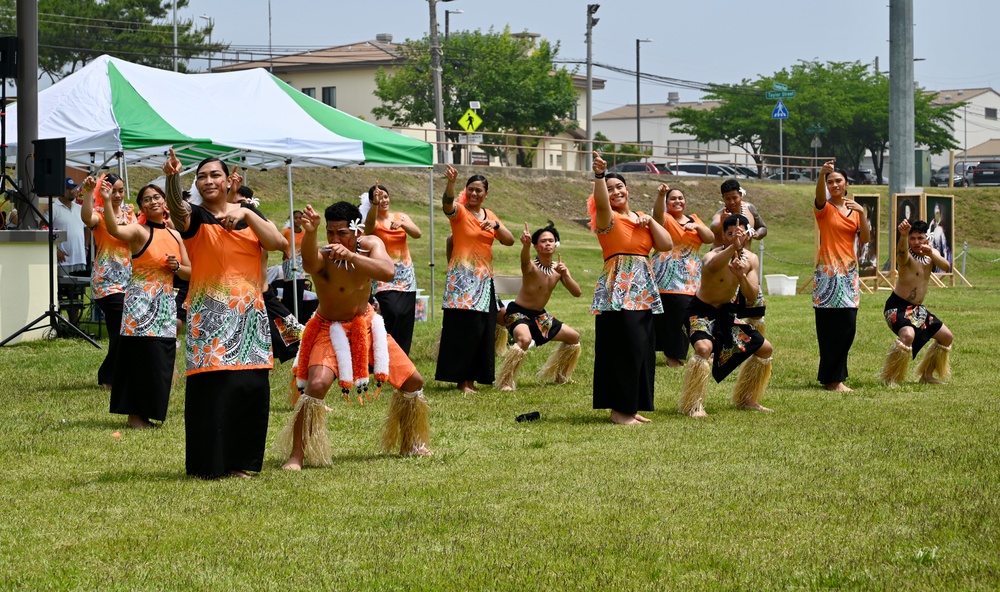 South Pacific Warriors of Korea performs at the USAG Humphreys DPW organizational day