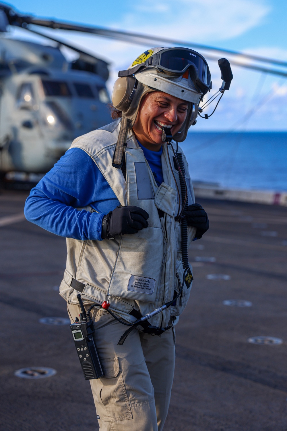 Marines, Sailors Prep the Flight Deck Aboard USS Somerset