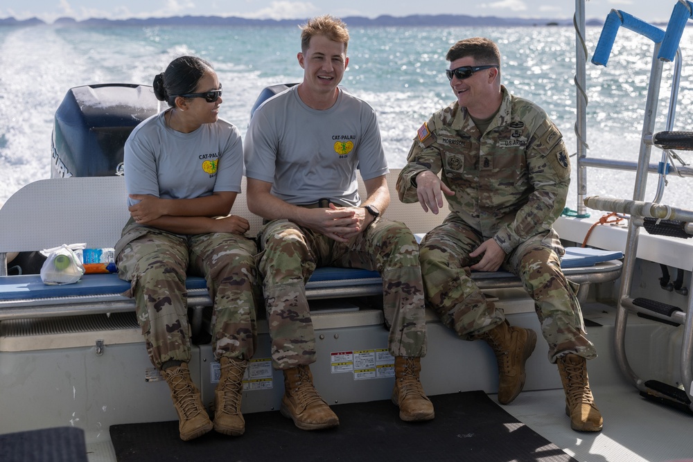 8th TSC CSM visits CAT team in Palau