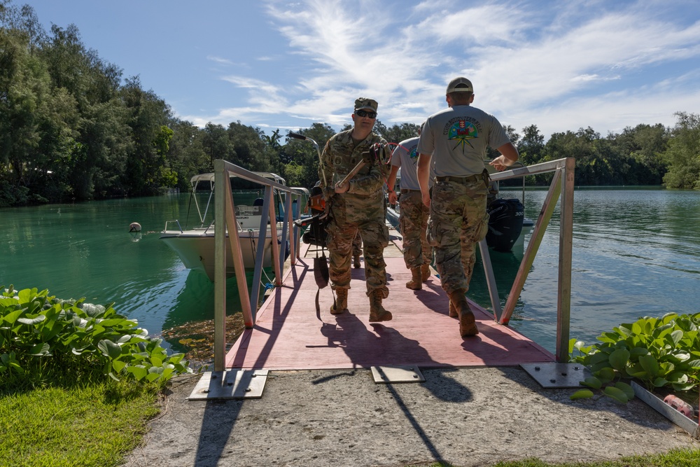 8th TSC CSM visits CAT team in Palau