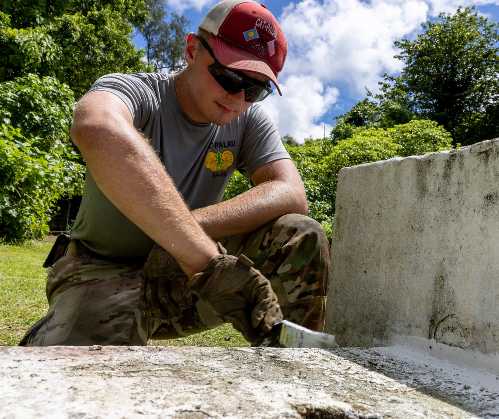 8th TSC CSM visits CAT team in Palau