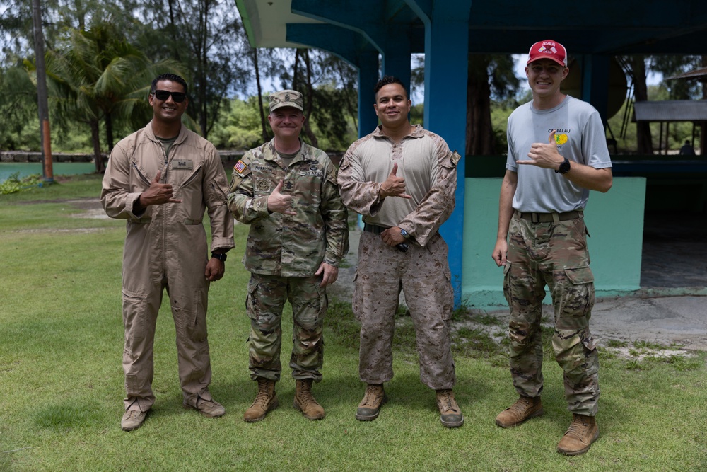 8th TSC CSM visits CAT team in Palau
