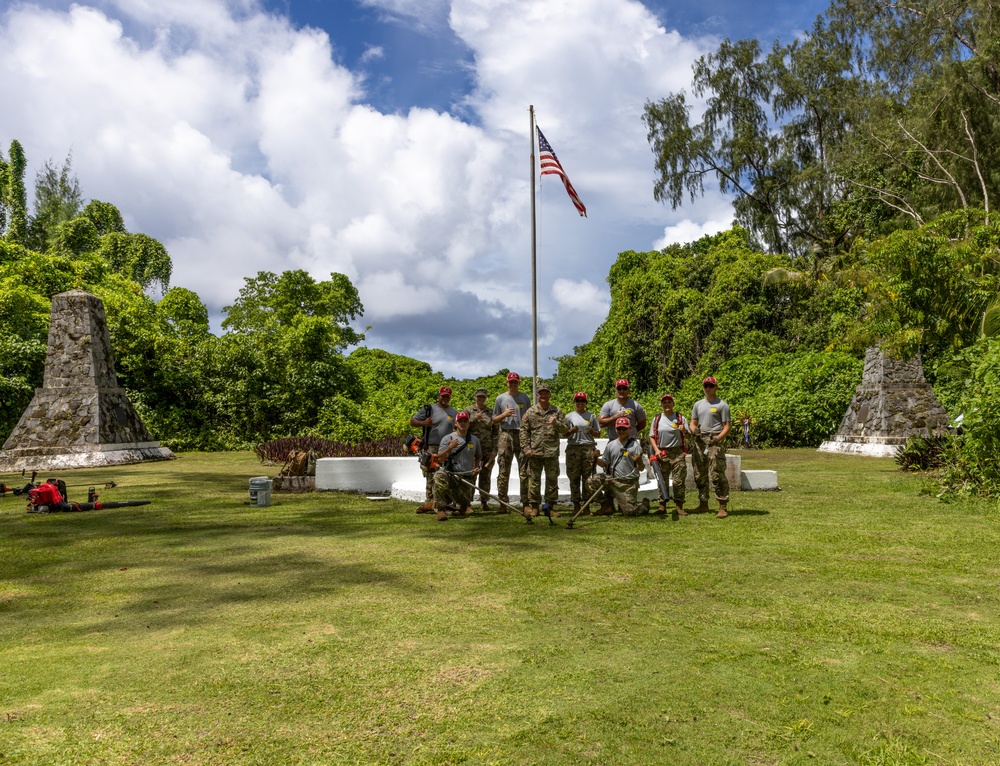 8th TSC CSM visits CAT team in Palau