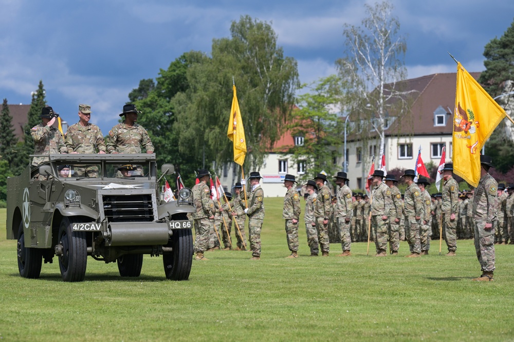 2CR Regimental and Squadrons Change of Command Ceremony