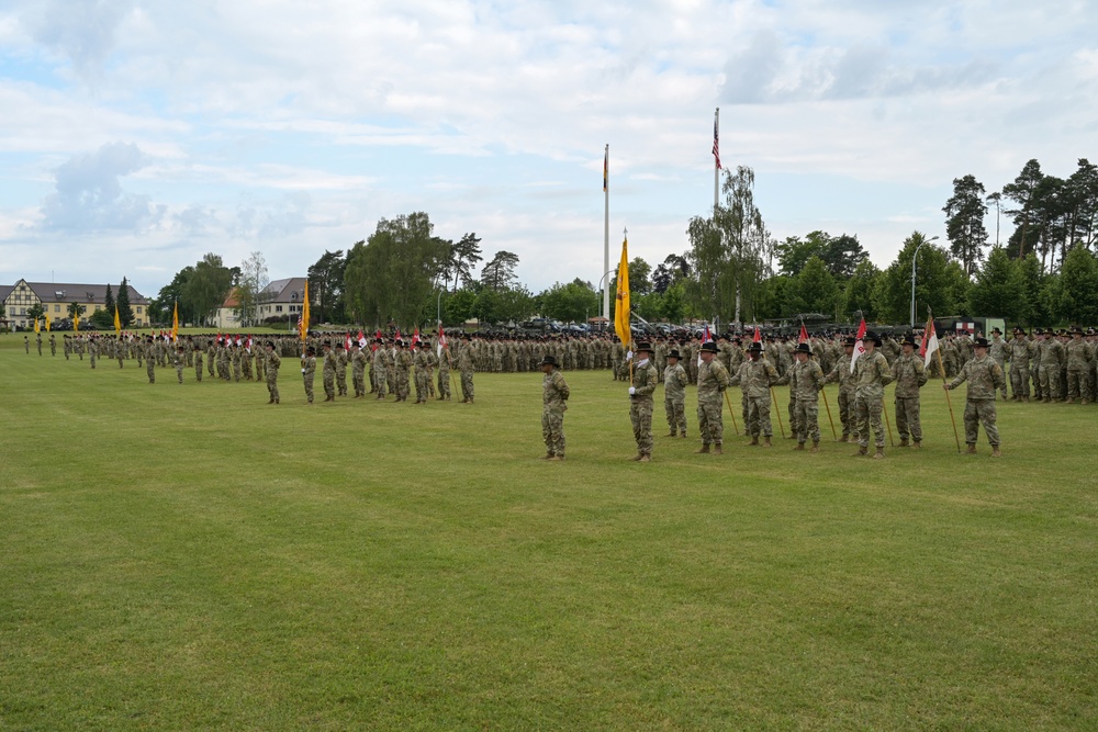 2CR Regimental and Squadrons Change of Command Ceremony