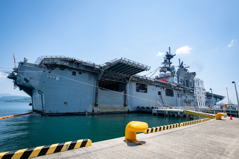 USS America (LHA 6) Refuels at Yokose Fuel Terminal