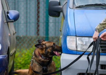 MWD Certification on Chièvres Air Base