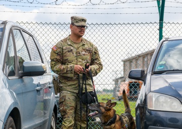 MWD Certification on Chièvres Air Base