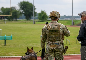 MWD Certification on Chièvres Air Base
