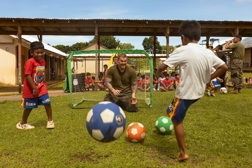 Valiant Shield 24: Koror Elementary School Visit