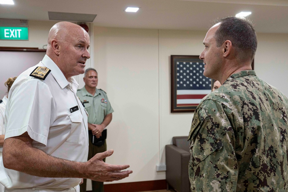 Commander, Joint Forces New Zealand visits COMLOGWESTPAC, June 10, 2024